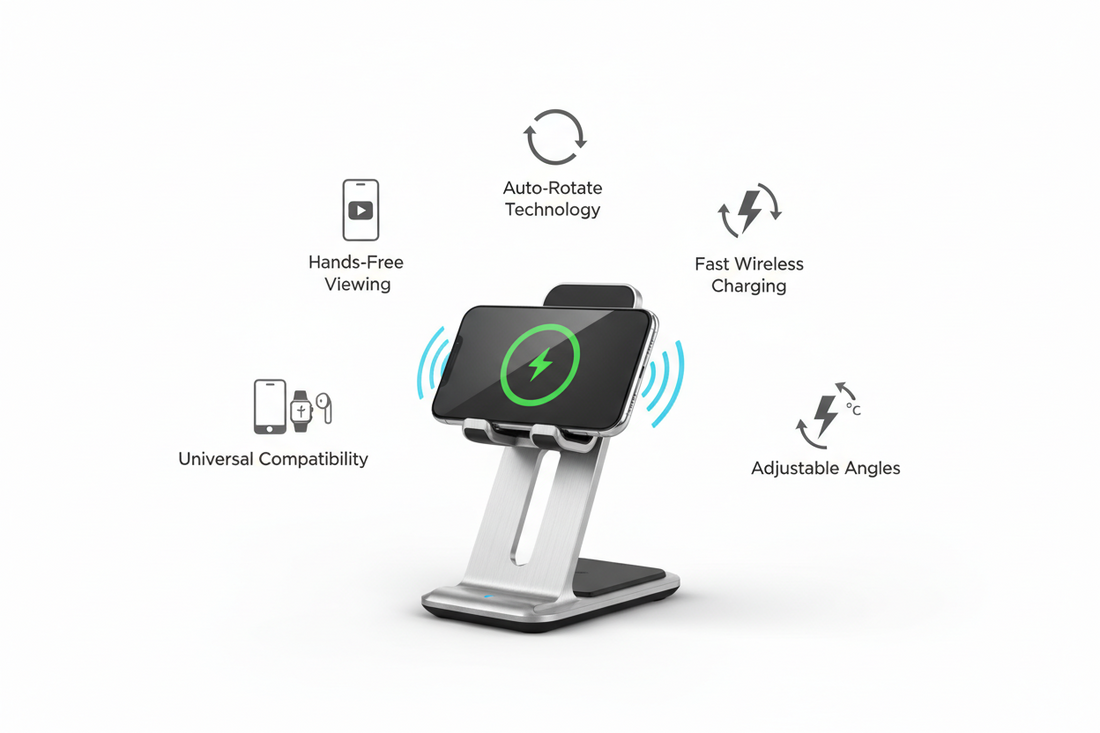 Top 5 Reasons to Upgrade to an Auto Rotation Wireless Charger Stand