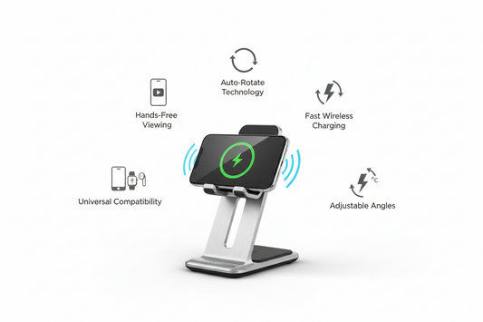Top 5 Reasons to Upgrade to an Auto Rotation Wireless Charger Stand