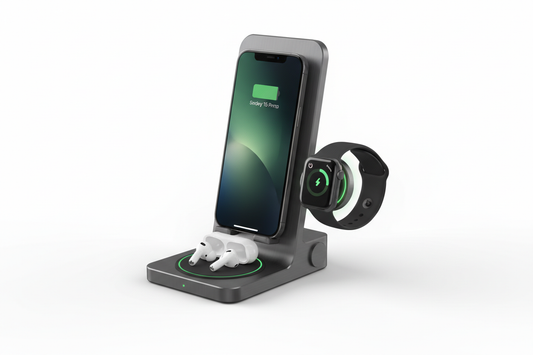 Wireless Charging Stand for the Full Apple Ecosystem: iPhone, AirPods & Apple Watch